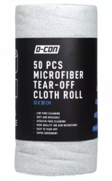 D CON WORKHORSE SERVIETTE MICROFIBRE GRIS ROULLEAU 30 X 30 CM 50 PIECES