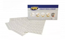 HPX EMBLEM PRESS AND MOUNT 1500 LOGO RUBAN TAPE 5 BANDES ADHESIVE
