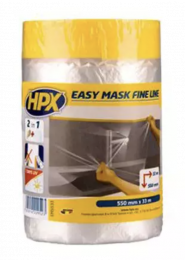 HPX EASY MASK FINE LINE 4750 FILM DE MASQUAGE ET RUBAN OR GOLD 550MM X 33M