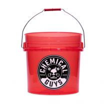 carcare24.eu ACC107 chemical guys transparent red detailing carwash bucket