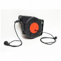 KE POWERCORD REEL 25M BLACK